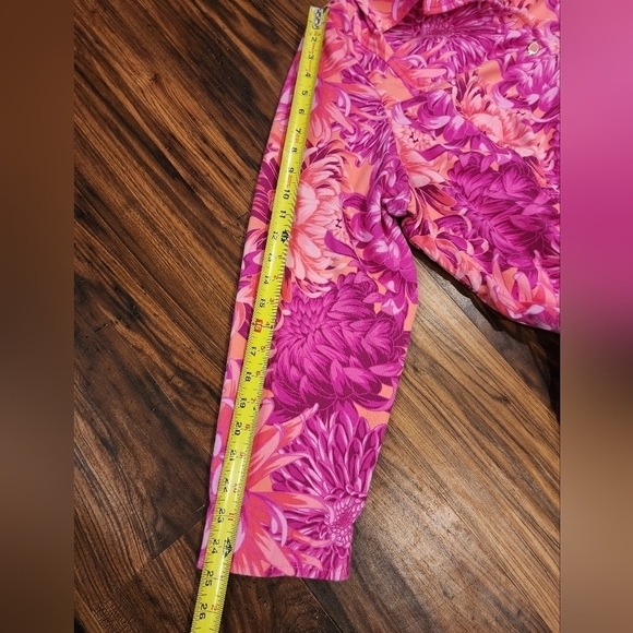 Isaac Mizrahi Live MultiColor Floral Button Blazer/Jacket - Picture 10 of 11